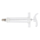 Veterinary Use Syringe Plastic Steel Adjustable Manual Feeding Injector for Livestock Farm20ml 14.5cm / 5.7in