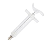 Veterinary Use Syringe Plastic Steel Adjustable Manual Feeding Injector for Livestock Farm20ml 14.5cm / 5.7in