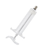 Veterinary Use Syringe Plastic Steel Adjustable Manual Feeding Injector for Livestock Farm50ml 16.5cm / 6.5in - Low Angle