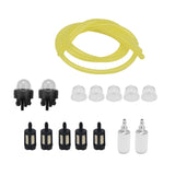 Fuel Filter Hose Primer Bulb Kit Replacement for Zama/STIHL/Poulan/Craftsman/Husqvarna - 45-Degree Angle
