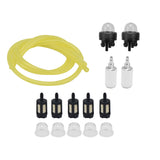 Fuel Filter Hose Primer Bulb Kit Replacement for Zama/STIHL/Poulan/Craftsman/Husqvarna - Rear View