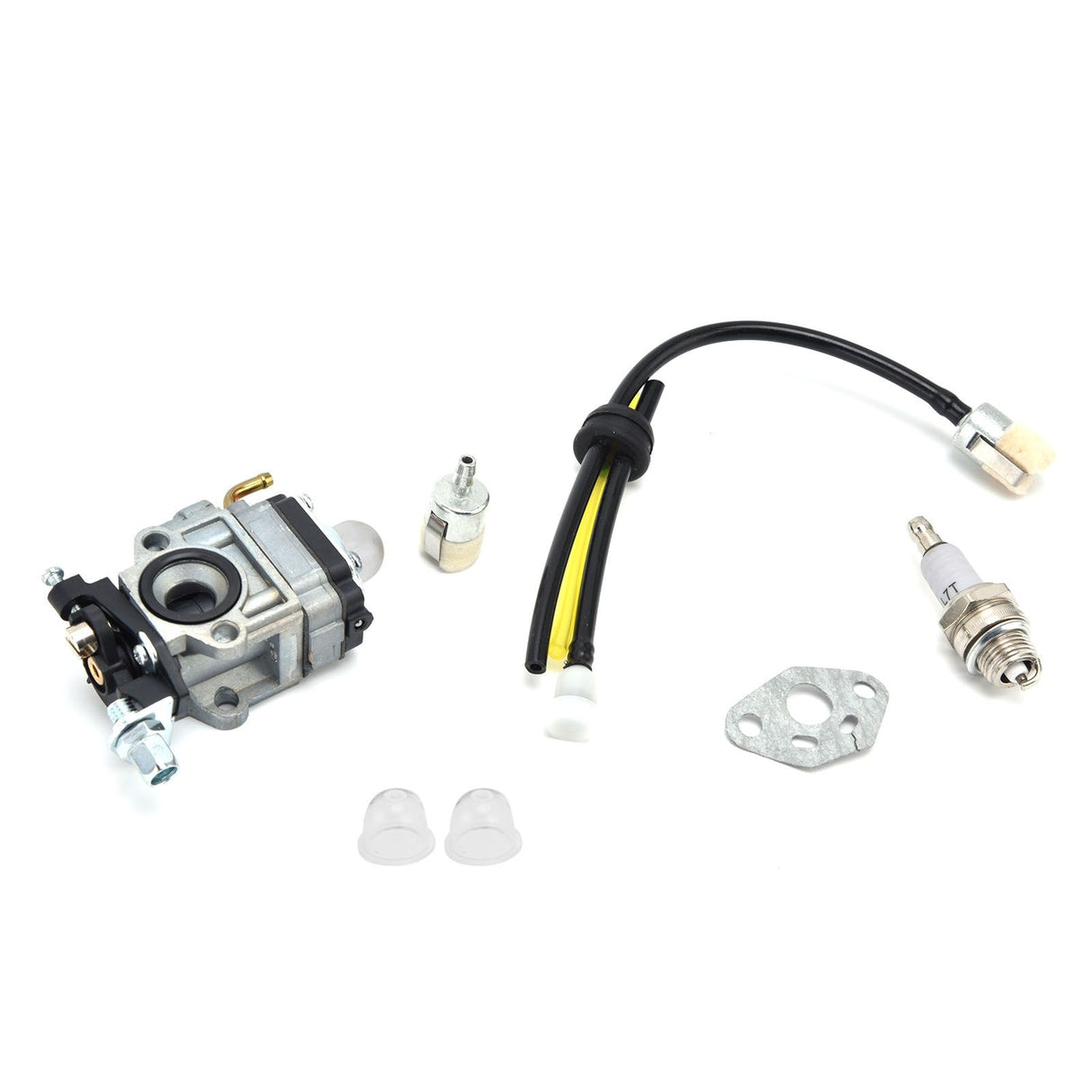 Carburetor Kit Spark Plug Oil Tube Assembly for Poulanpro 46cc Pr46bt Poulan Pro Blower Kit 967086901