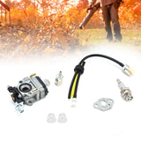 Carburetor Kit Spark Plug Oil Tube Assembly for Poulanpro 46cc Pr46bt Poulan Pro Blower Kit 967086901 - Extra Image