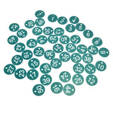 50PCS Numbered Label Numbered Tag for Farm Livestock Beekeeping Husbandry Breeding Supplies1-50 Green