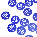 50PCS Numbered Label Numbered Tag for Farm Livestock Beekeeping Husbandry Breeding Supplies51-100 Blue - Extra Image