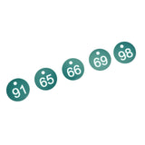 50PCS Numbered Label Numbered Tag for Farm Livestock Beekeeping Husbandry Breeding Supplies51-100 Green