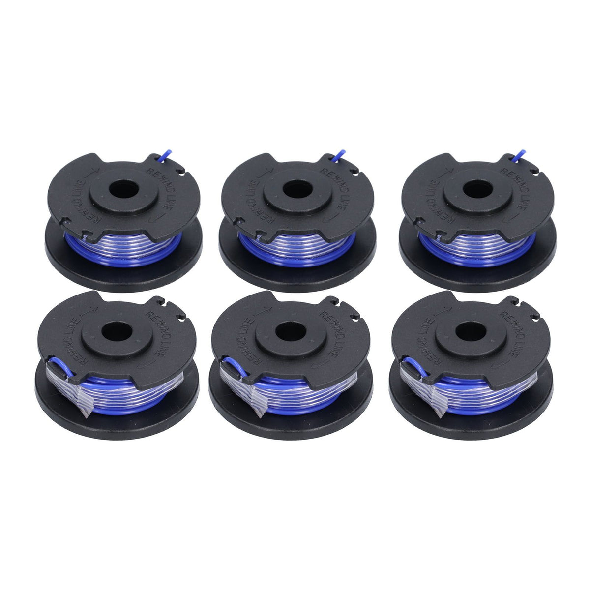 6Pcs Trimmer Spool Line Replacement for Ryobi 18V 24V 40V String Trimmers Lawn Mower