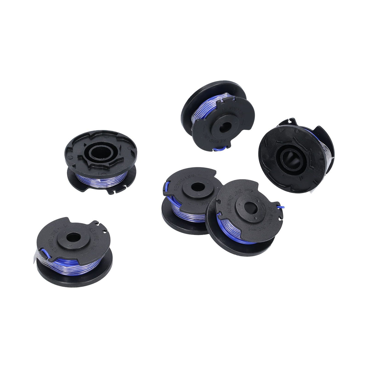 6Pcs Trimmer Spool Line Replacement for Ryobi 18V 24V 40V String Trimmers Lawn Mower