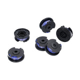 6Pcs Trimmer Spool Line Replacement for Ryobi 18V 24V 40V String Trimmers Lawn Mower - 45-Degree Angle