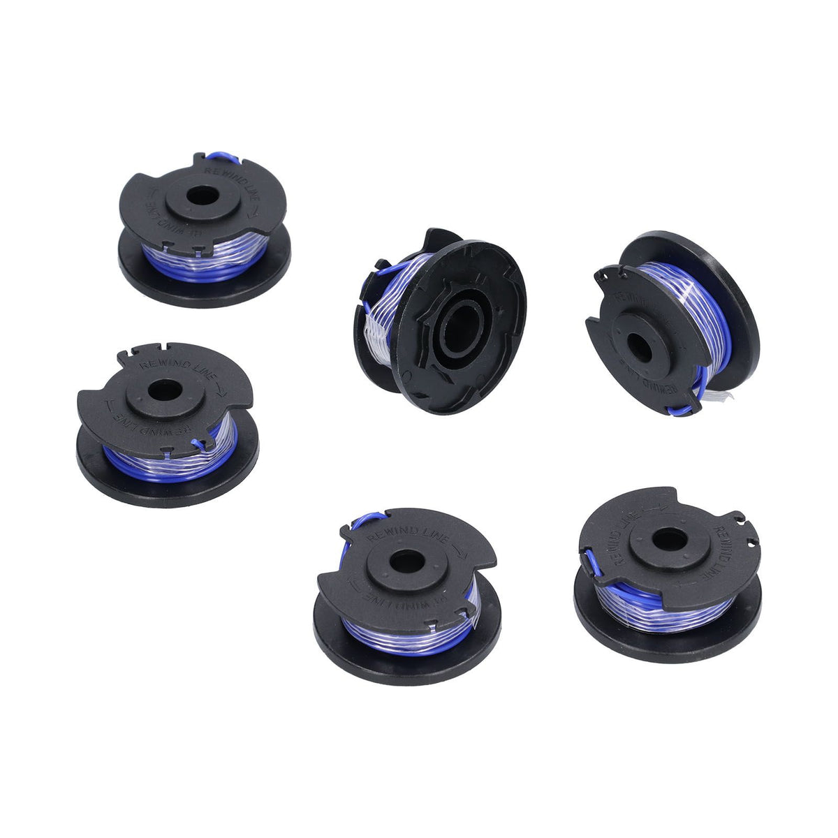 6Pcs Trimmer Spool Line Replacement for Ryobi 18V 24V 40V String Trimmers Lawn Mower