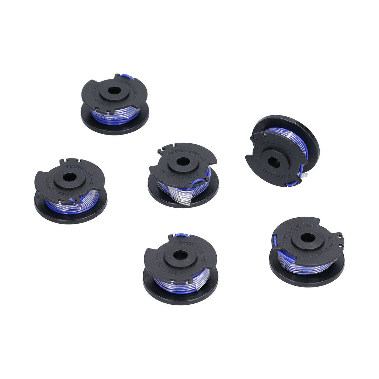 6Pcs Trimmer Spool Line Replacement for Ryobi 18V 24V 40V String Trimmers Lawn Mower