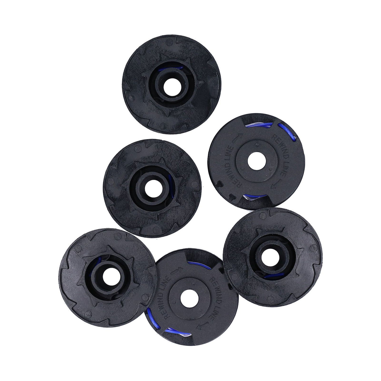 6Pcs Trimmer Spool Line Replacement for Ryobi 18V 24V 40V String Trimmers Lawn Mower