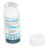50Pcs Water Test Strip 6‑In‑1 PH Value Hardness Test Strip Pool Test Strip for Aquarium Pond - Close-Up Angle