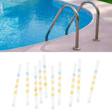 50Pcs Water Test Strip 6‑In‑1 PH Value Hardness Test Strip Pool Test Strip for Aquarium Pond