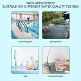 50Pcs Water Test Strip 6‑In‑1 PH Value Hardness Test Strip Pool Test Strip for Aquarium Pond