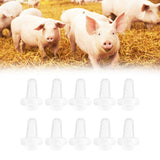 10Pcs Nose Spray Head Vaccine Durable Lightweight Veterinary Nasal Spray Head for Piglets