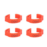 100PCS/Bag Poultry Leg Bands ClipOn Foot Rings with 01100 Numbers for Chicken Duck Goose Supplies