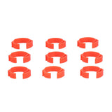 100PCS/Bag Poultry Leg Bands ClipOn Foot Rings with 01100 Numbers for Chicken Duck Goose Supplies