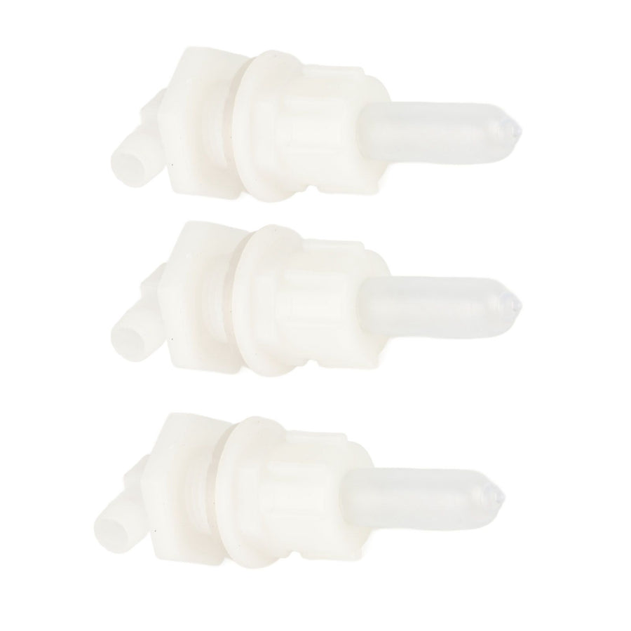 3‑Set Lamb Nipple Durable Plastic PP White Veterinary Feeding Pritchard Nipple for Pig Sheep