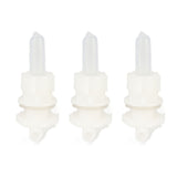 3‑Set Lamb Nipple Durable Plastic PP White Veterinary Feeding Pritchard Nipple for Pig Sheep