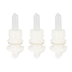 3‑Set Lamb Nipple Durable Plastic PP White Veterinary Feeding Pritchard Nipple for Pig Sheep