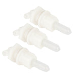 3‑Set Lamb Nipple Durable Plastic PP White Veterinary Feeding Pritchard Nipple for Pig Sheep