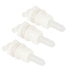 3‑Set Lamb Nipple Durable Plastic PP White Veterinary Feeding Pritchard Nipple for Pig Sheep