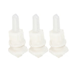 3‑Set Lamb Nipple Durable Plastic PP White Veterinary Feeding Pritchard Nipple for Pig Sheep