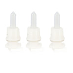3‑Set Lamb Nipple Durable Plastic PP White Veterinary Feeding Pritchard Nipple for Pig Sheep