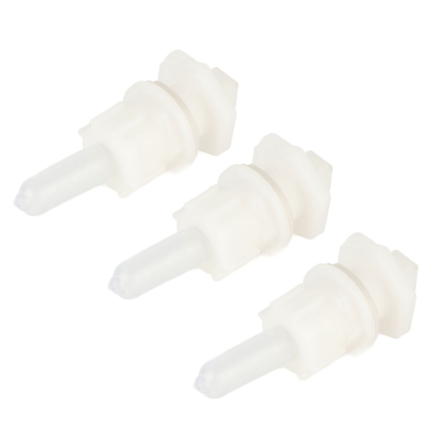 3‑Set Lamb Nipple Durable Plastic PP White Veterinary Feeding Pritchard Nipple for Pig Sheep