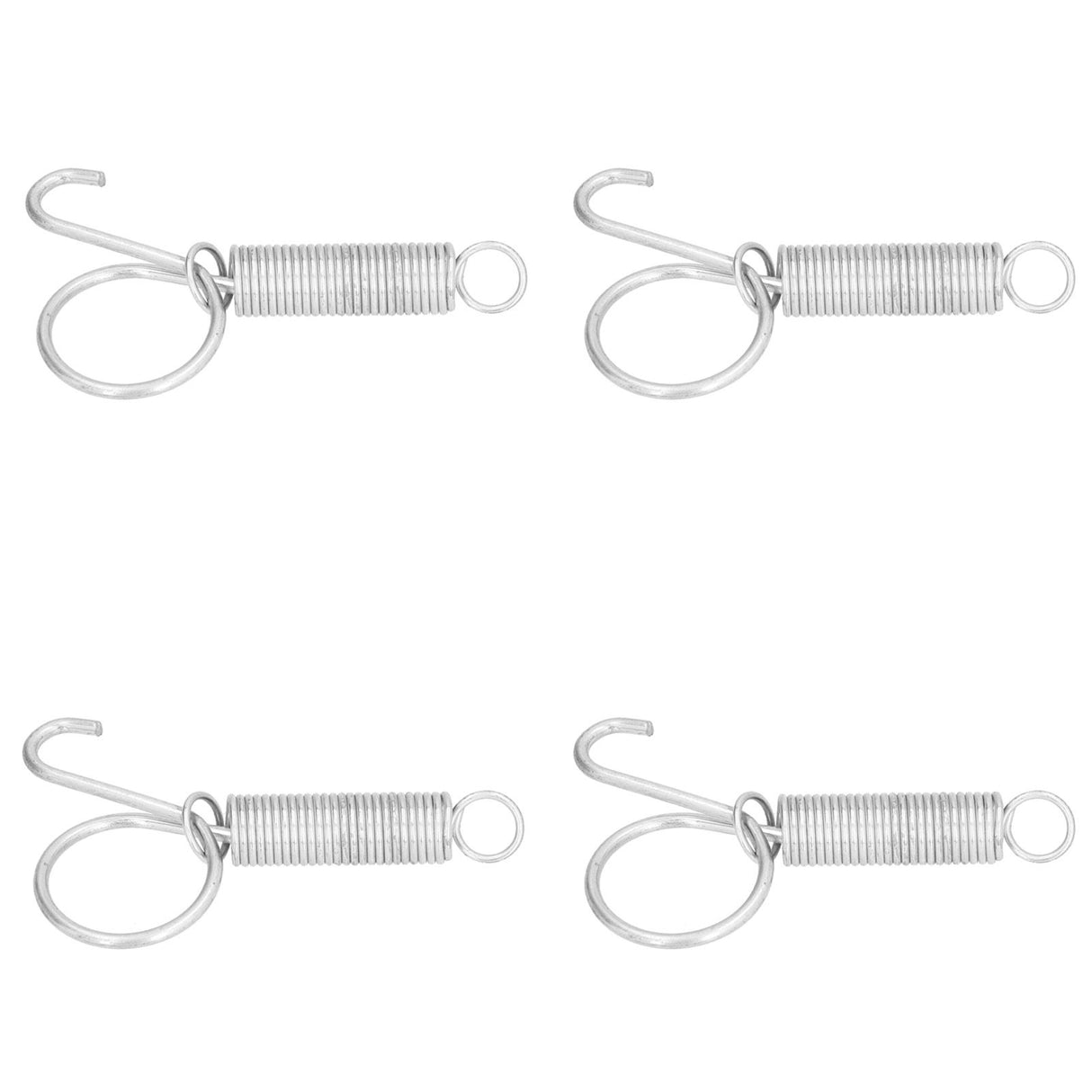 20PCS Cage Door Spring Hook Metal Finger Spring Latch Hook for Fixing Rabbit Pet Cage Door Farming EquipmentL 7.3x2.2cm