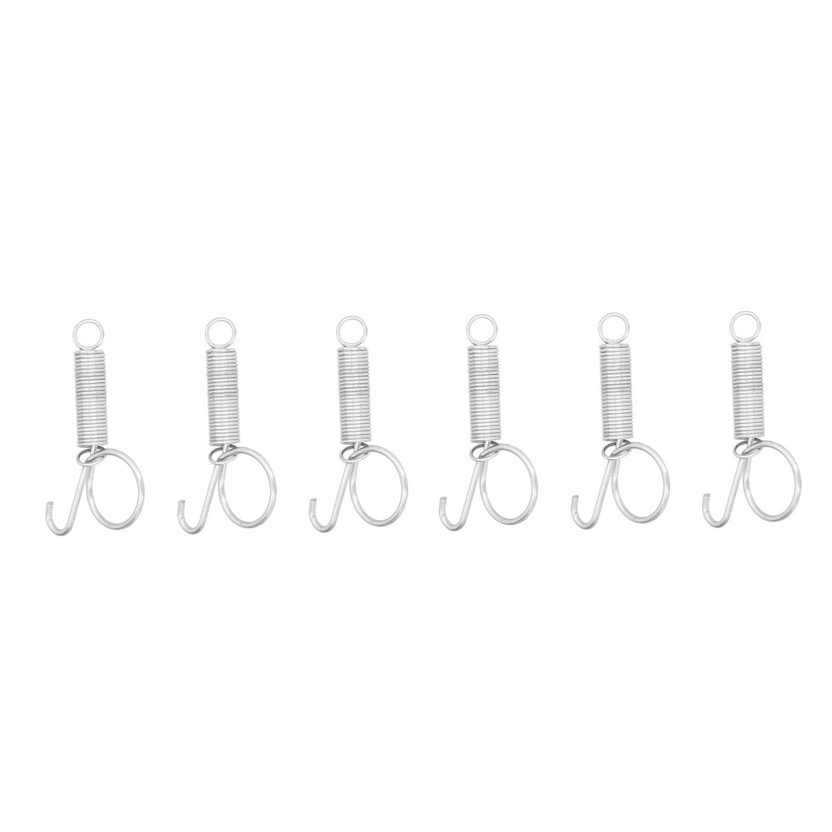 20PCS Cage Door Spring Hook Metal Finger Spring Latch Hook for Fixing Rabbit Pet Cage Door Farming EquipmentL 7.3x2.2cm