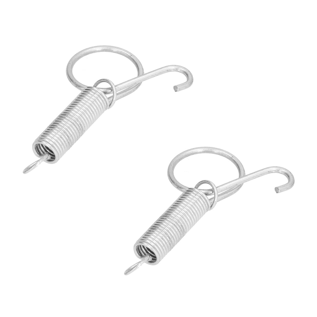 20PCS Cage Door Spring Hook Metal Finger Spring Latch Hook for Fixing Rabbit Pet Cage Door Farming EquipmentL 7.3x2.2cm