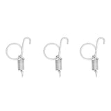 20PCS Cage Door Spring Hook Metal Finger Spring Latch Hook for Fixing Rabbit Pet Cage Door Farming EquipmentS 6x2.1cm