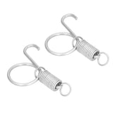 20PCS Cage Door Spring Hook Metal Finger Spring Latch Hook for Fixing Rabbit Pet Cage Door Farming EquipmentS 6x2.1cm