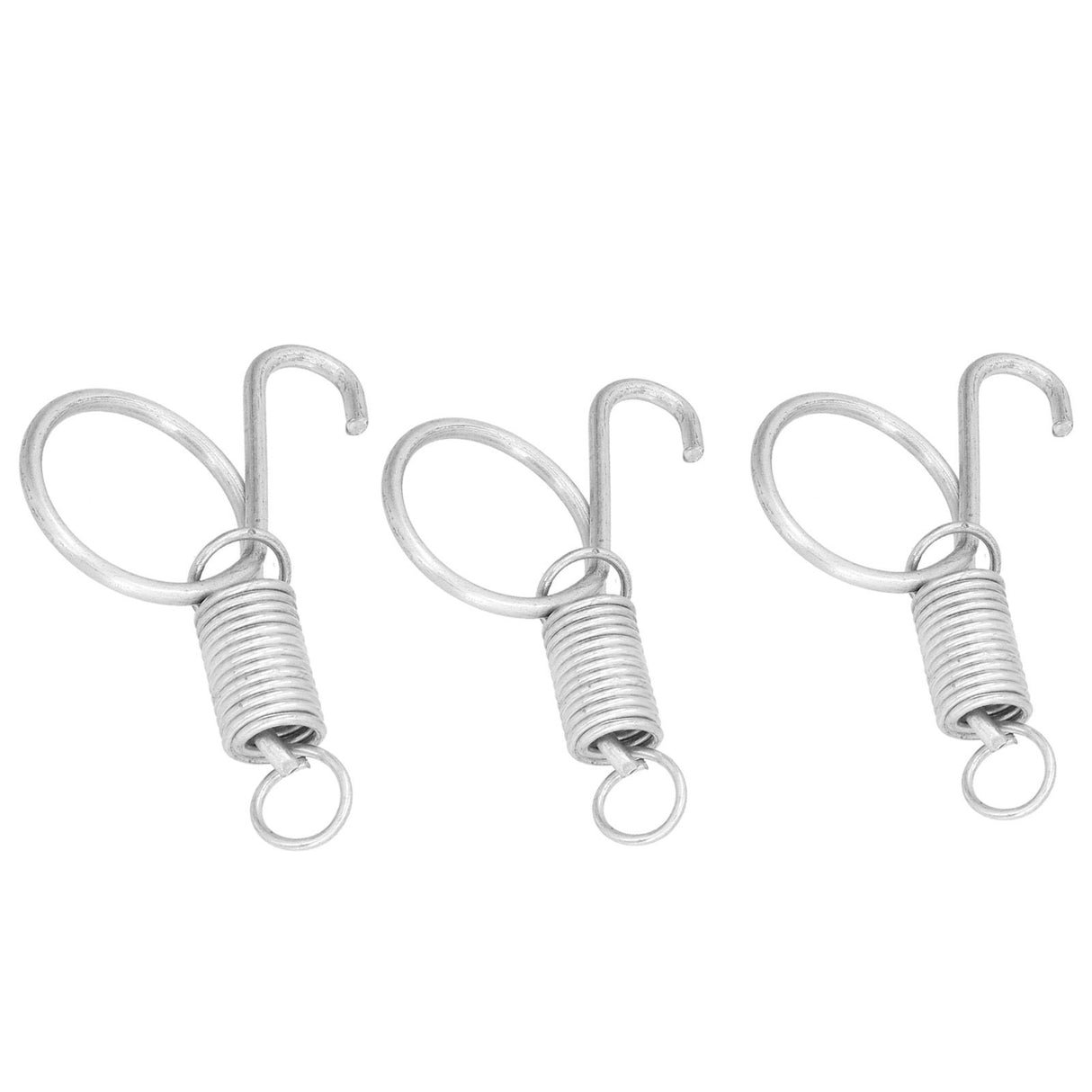 20PCS Cage Door Spring Hook Metal Finger Spring Latch Hook for Fixing Rabbit Pet Cage Door Farming EquipmentS 6x2.1cm