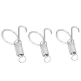 20PCS Cage Door Spring Hook Metal Finger Spring Latch Hook for Fixing Rabbit Pet Cage Door Farming EquipmentS 6x2.1cm