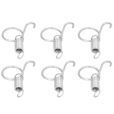 20PCS Cage Door Spring Hook Metal Finger Spring Latch Hook for Fixing Rabbit Pet Cage Door Farming EquipmentS 6x2.1cm - Extra Image