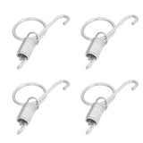 20PCS Cage Door Spring Hook Metal Finger Spring Latch Hook for Fixing Rabbit Pet Cage Door Farming EquipmentS 6x2.1cm - Extra Image