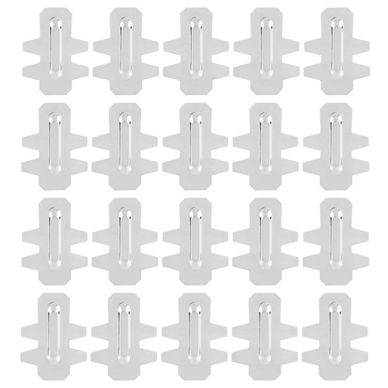 20Pcs Stainless Steel Rabbit Cage Door Hook Card Accessory Cage Hardware Breeding Equipment