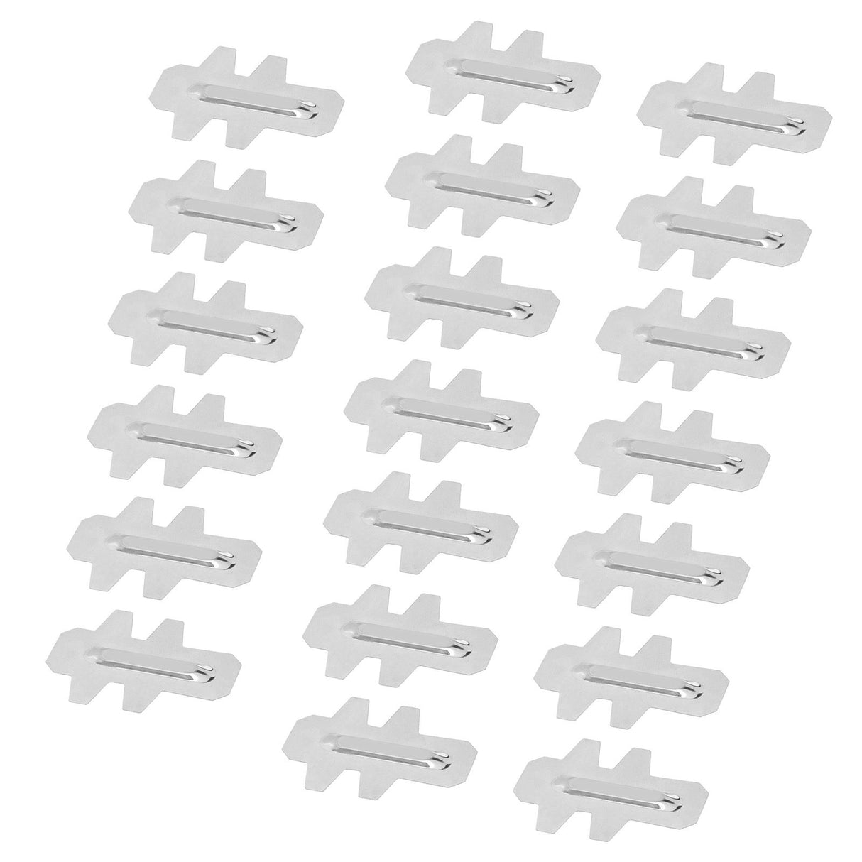 20Pcs Stainless Steel Rabbit Cage Door Hook Card Accessory Cage Hardware Breeding Equipment