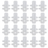 20PCS Rabbits Cage Cards Galvanized Sheet Iron Rabbits Cage Door Feeder Card Farming Equipment