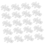 20PCS Rabbits Cage Cards Galvanized Sheet Iron Rabbits Cage Door Feeder Card Farming Equipment