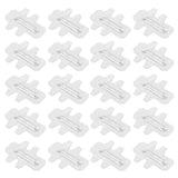 20PCS Rabbits Cage Cards Galvanized Sheet Iron Rabbits Cage Door Feeder Card Farming Equipment