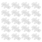 20PCS Rabbits Cage Cards Galvanized Sheet Iron Rabbits Cage Door Feeder Card Farming Equipment