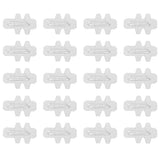 20PCS Rabbits Cage Cards Galvanized Sheet Iron Rabbits Cage Door Feeder Card Farming Equipment