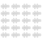 20PCS Rabbits Cage Cards Galvanized Sheet Iron Rabbits Cage Door Feeder Card Farming Equipment