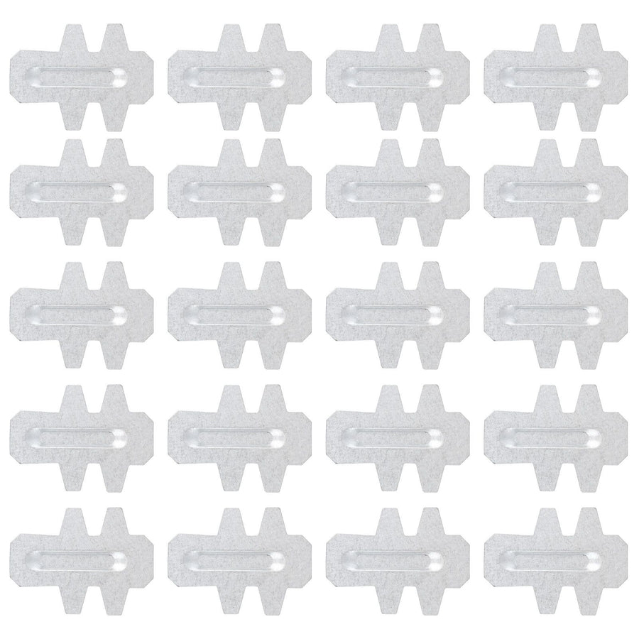 20PCS Rabbits Cage Cards Galvanized Sheet Iron Rabbits Cage Door Feeder Card Farming Equipment