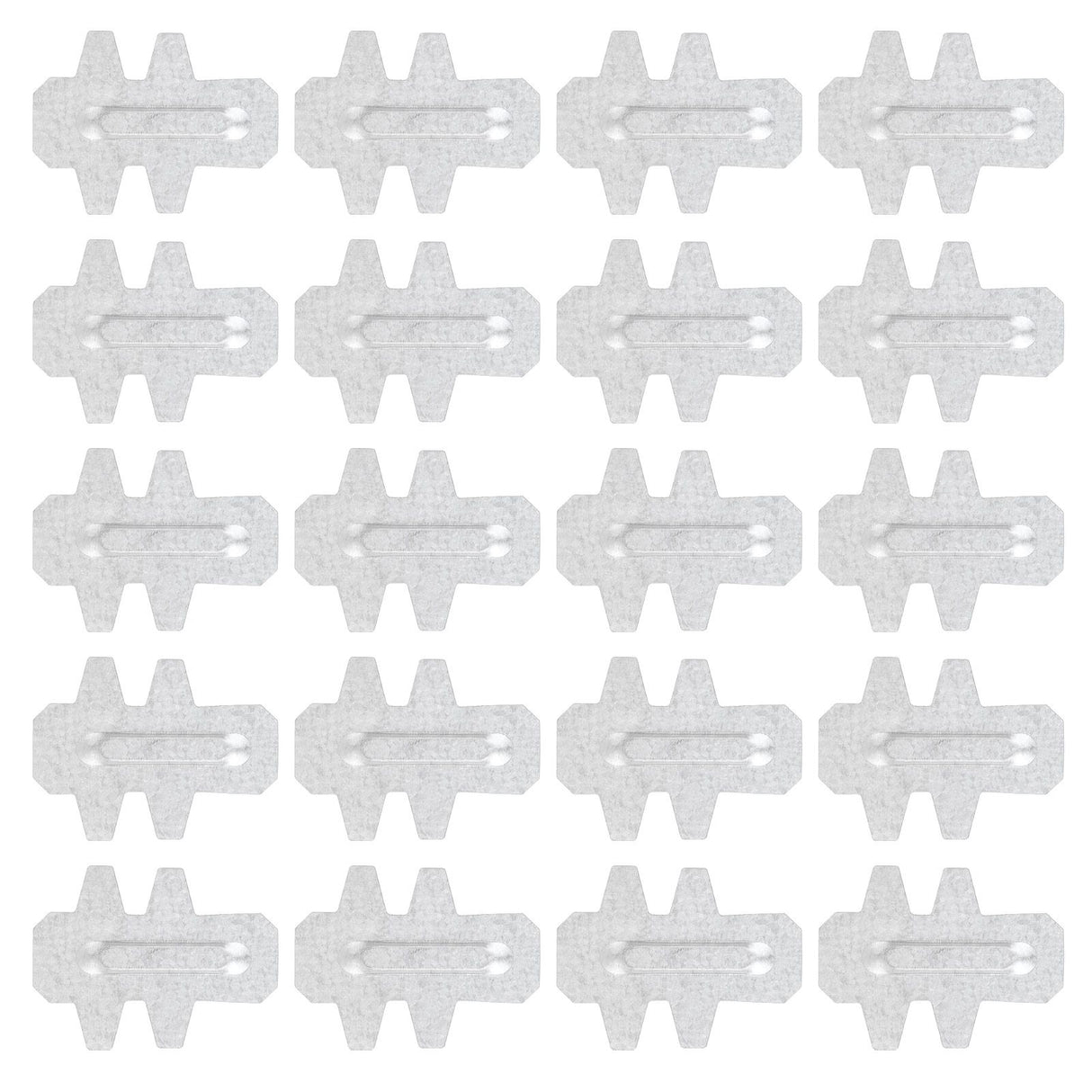 20PCS Rabbits Cage Cards Galvanized Sheet Iron Rabbits Cage Door Feeder Card Farming Equipment