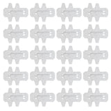 20PCS Rabbits Cage Cards Galvanized Sheet Iron Rabbits Cage Door Feeder Card Farming Equipment